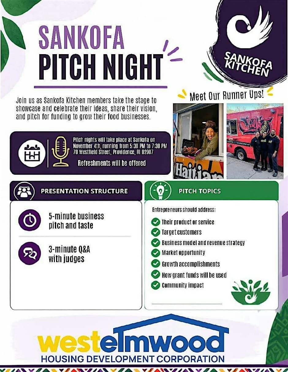 Image from the organizer’s page for Sankofa Pitch Night