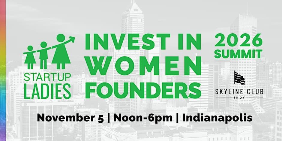 Image from the organizer&rsquo;s page for 2026 #InvestInWomenFounders Summit