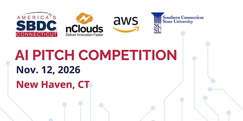 Image from the organizer&rsquo;s page for CTSBDC's AI Pitch Competition