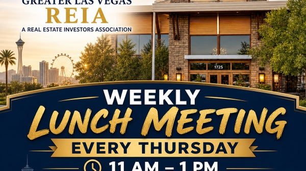 Image from the organizer&rsquo;s page for Greater Las Vegas REIA Weekly Power Lunch for Real Estate Investors