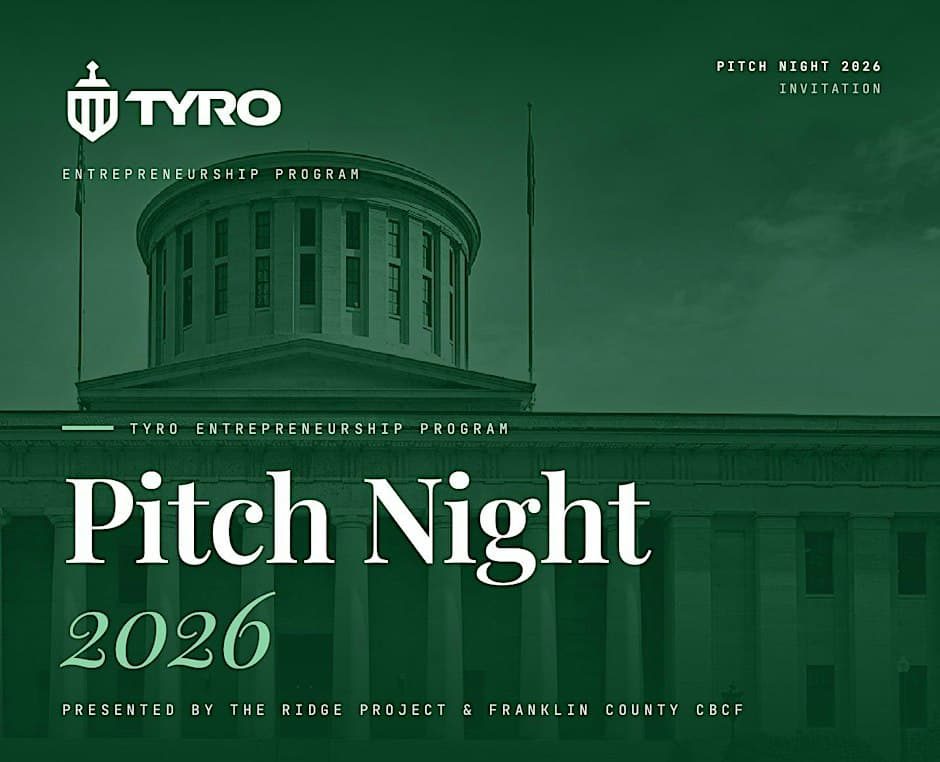 Image from the organizer&rsquo;s page for TYRO Entrepreneurship Program Pitch Night 2026