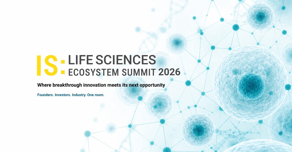 Image from the organizer’s page for IS:Life Sciences Ecosystem Summit