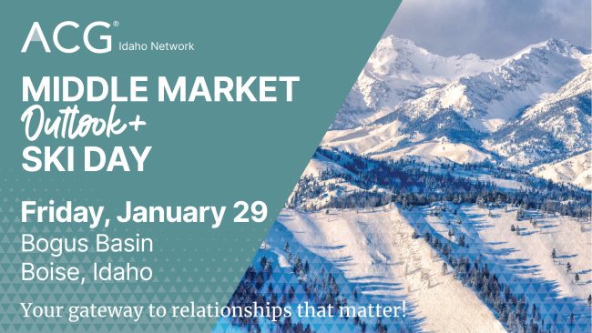 Image from the organizer’s page for ACG Idaho 2027 Market Outlook & Ski Day